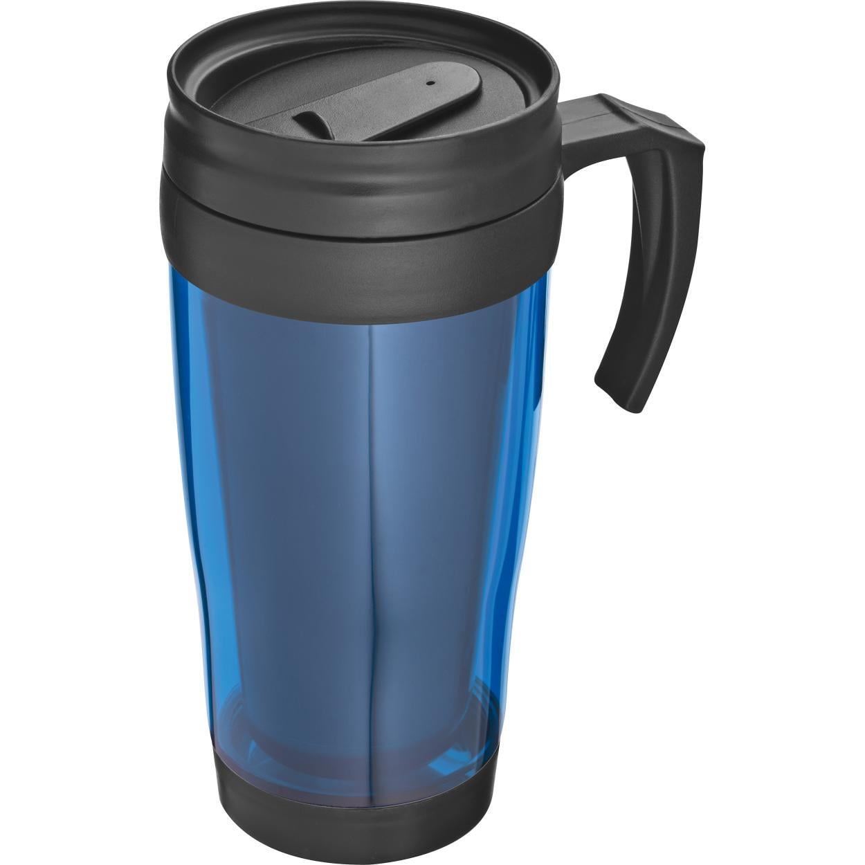 Kunststof drinkbeker met afsluitbare deksel- 0,4L bedrukken