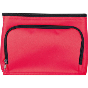 Koeltas van 210D polyester met voorvak 6662