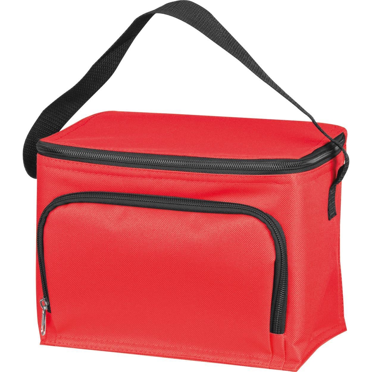 Koeltas van 210D polyester met voorvak 6663