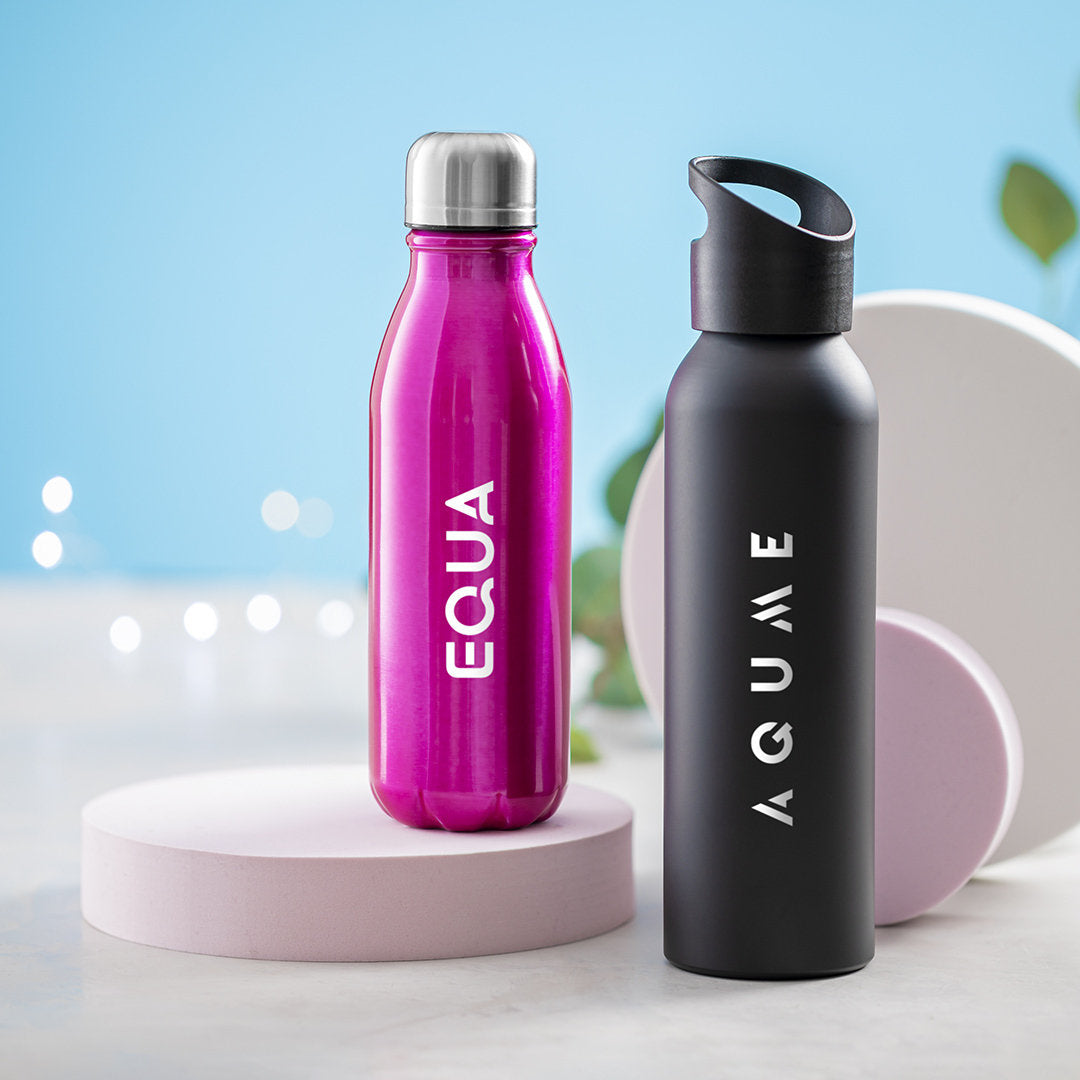 Fles Runtex zilver Graveren