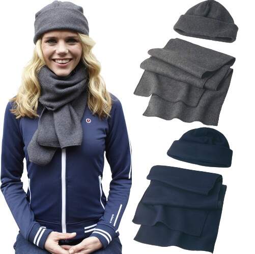 Muts en sjaal van fleece bedrukken