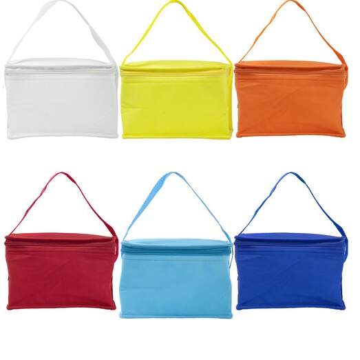 Non-woven koeltas voor zes blikjes bedrukken