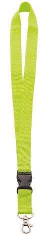 Keycord met karabijnhaak blauw 1 kleur tr 6366