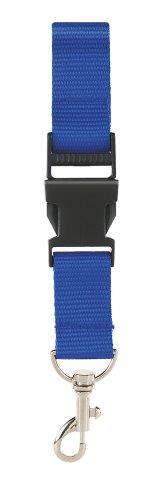 Neklint / lanyard zwart 2 kleuren tr 8230