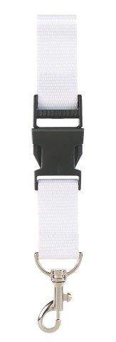 Neklint / lanyard zwart 4 kleuren tr 8236