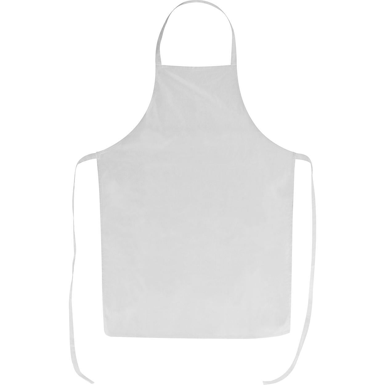 Schort lichtblauw 1 kleur 10878