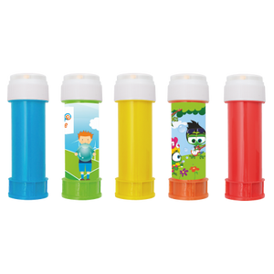 Bellenblaasset gevuld met vloeistof 50 ml bedrukken