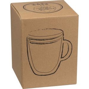 Dubbelwandig glas met greep - 350 ml 3256