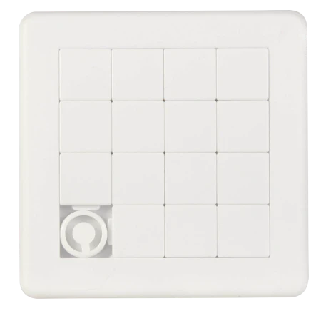 Schuifpuzzel vierkant 75x75 mm TAMPONPRINT zwart 1 kleur 11027