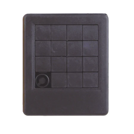 Schuifpuzzel 75x90 mm donkergroen 2 kleuren 11009