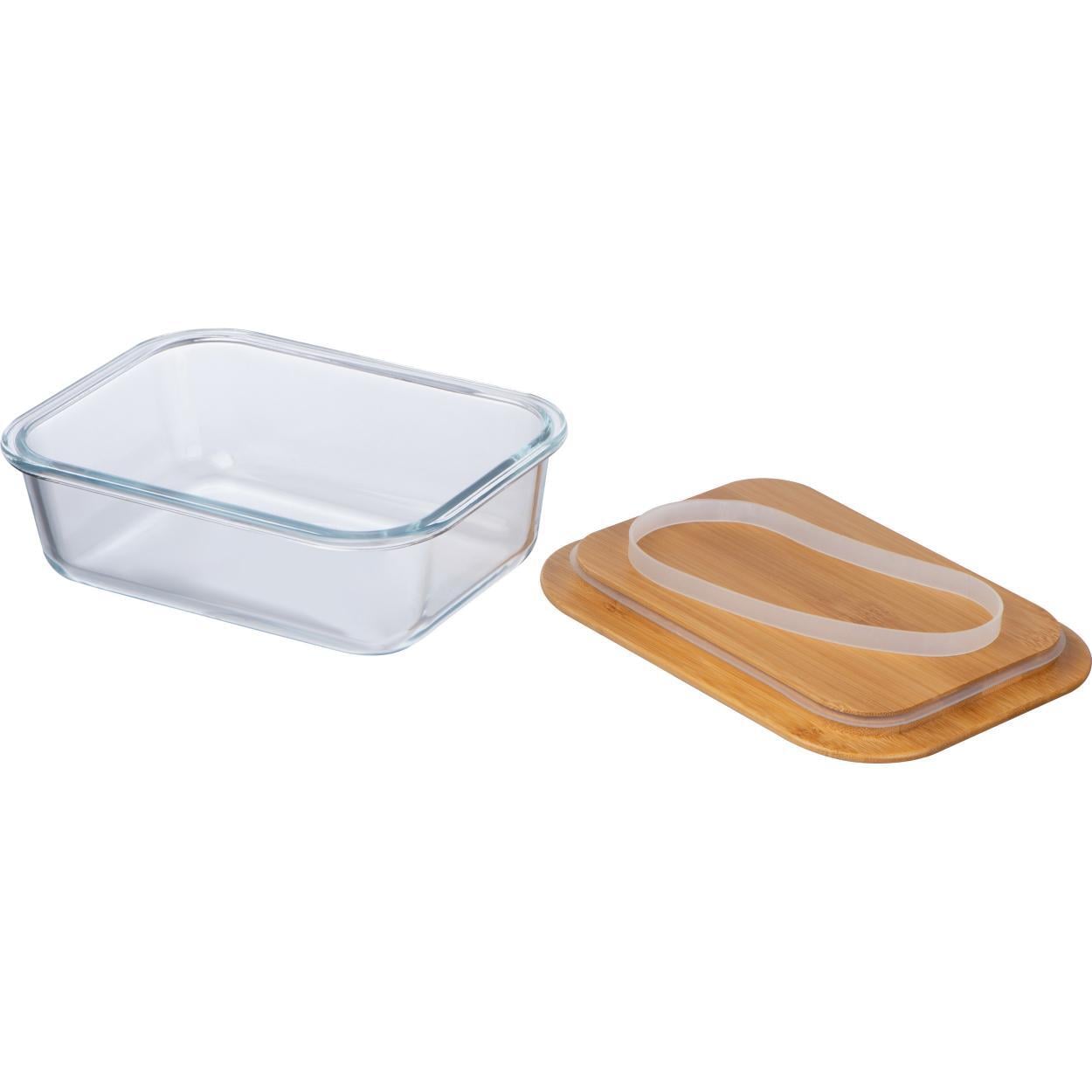 Lunchbox van hardglas (borosilicaatglas) 7318