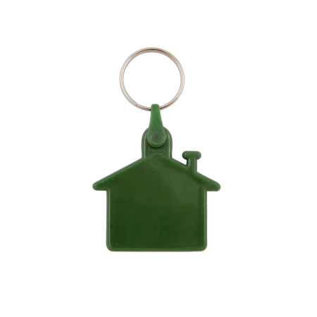 Sleutelhanger Huis donkerblauw 3 kleuren 11345