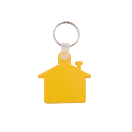 Sleutelhanger Huis donkerblauw 4 kleuren 11346