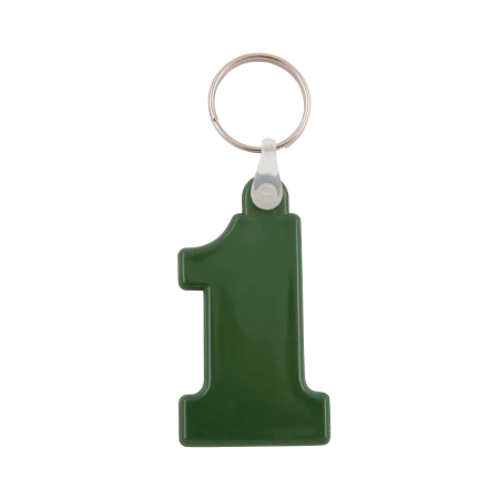 sleutelhanger Nr. 1 donkerblauw 3 kleuren 11477