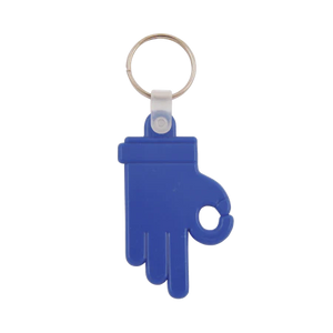 sleutelhanger OK Hand donkerblauw 2 kleuren 11484