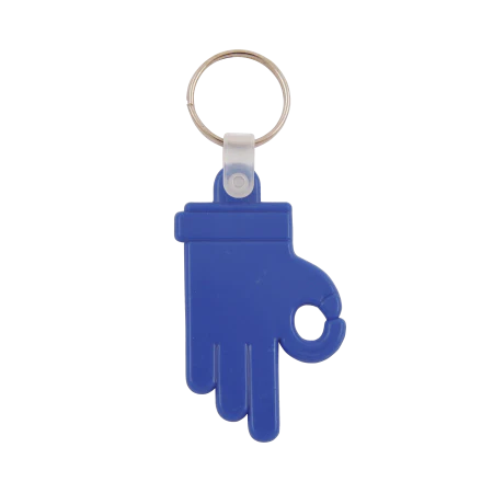 sleutelhanger OK Hand donkerblauw 2 kleuren 11484