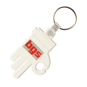 sleutelhanger OK Hand bedrukken