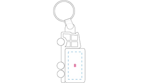 sleutelhanger Truck donkergroen 4 kleuren 11541