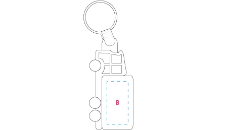 sleutelhanger Truck donkergroen 4 kleuren 11541