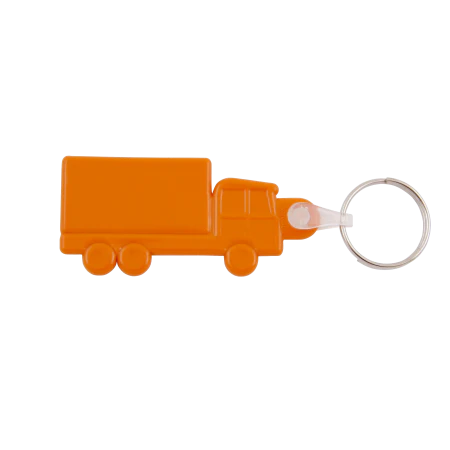 sleutelhanger Truck donkerblauw onbedrukt 11537