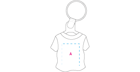 sleutelhanger T-shirt donkergroen 3 kleuren 11548