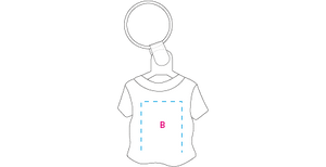 sleutelhanger T-shirt donkergroen 4 kleuren 11549