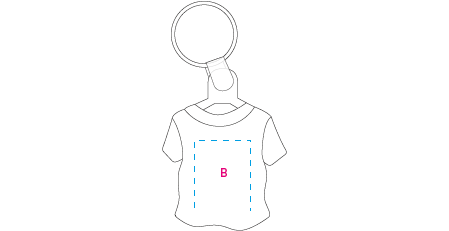 sleutelhanger T-shirt donkergroen 4 kleuren 11549
