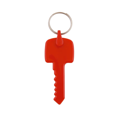sleutelhanger Sleutel donkerblauw onbedrukt 11519