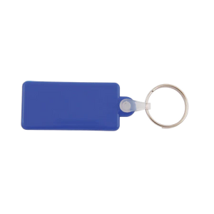 sleutelhanger rechthoek donkerblauw 2 kleuren 11502