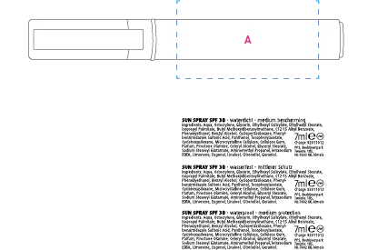 Spray stick zonnebrandcr&egrave;me factor 30 transparant onbedrukt 11875