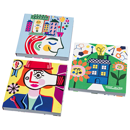 Sticky notes in omslag 100 vel bedrukken