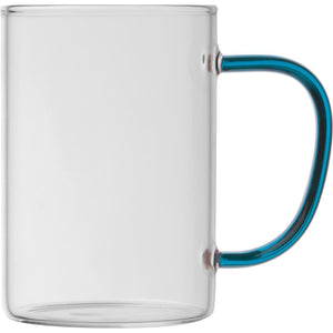 Theeglas met gekleurd oortje 12426