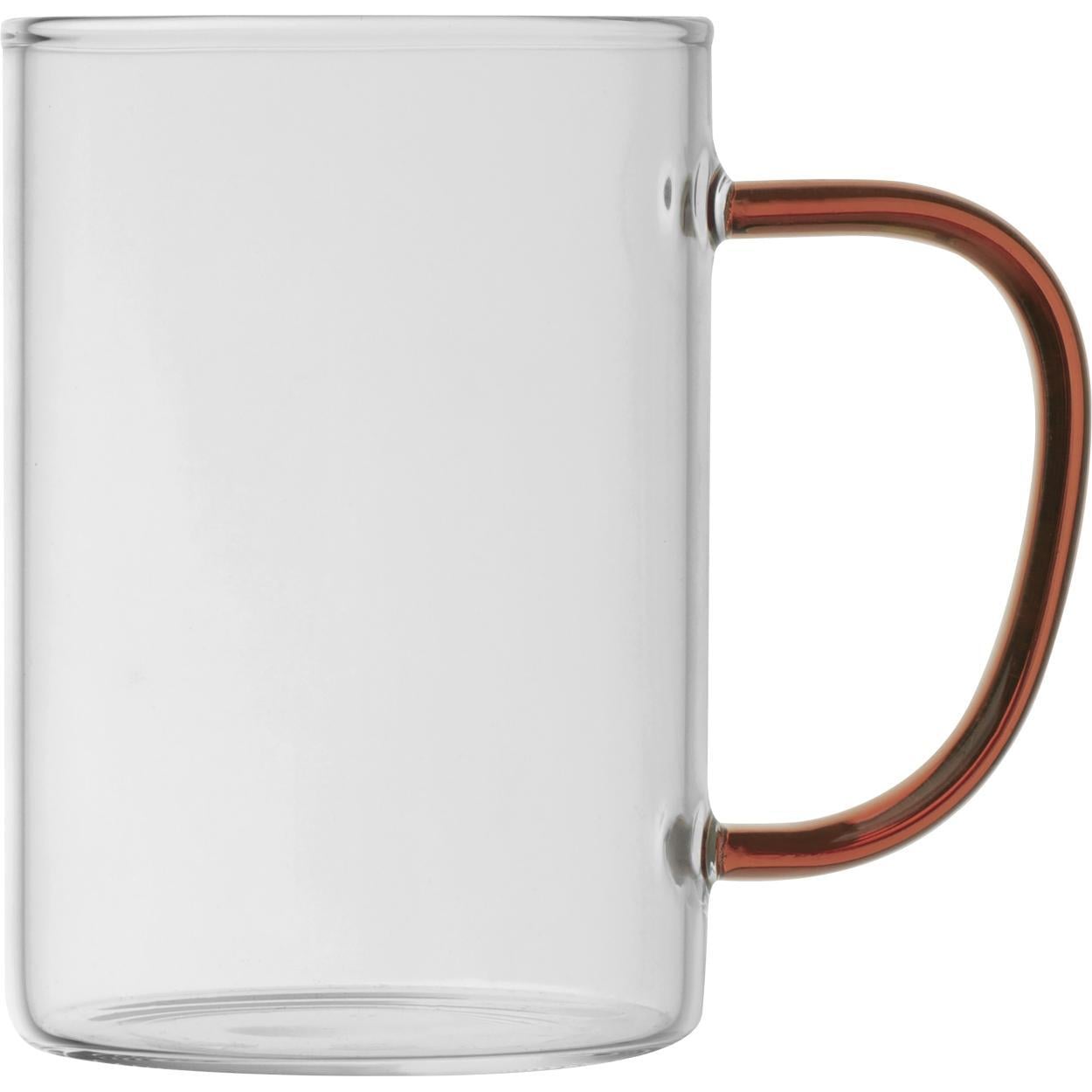 Theeglas met gekleurd oortje sample