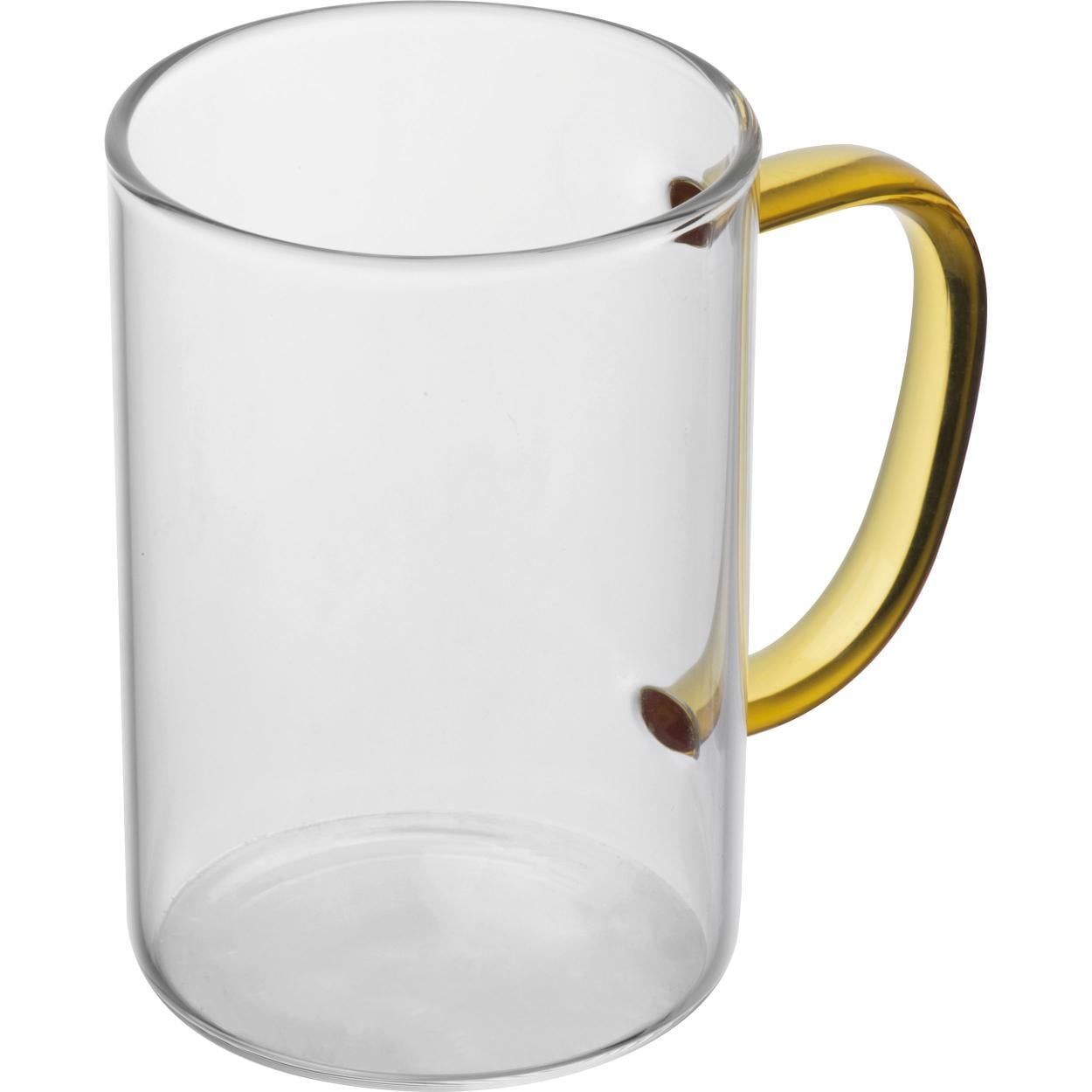 Theeglas met gekleurd oortje sample