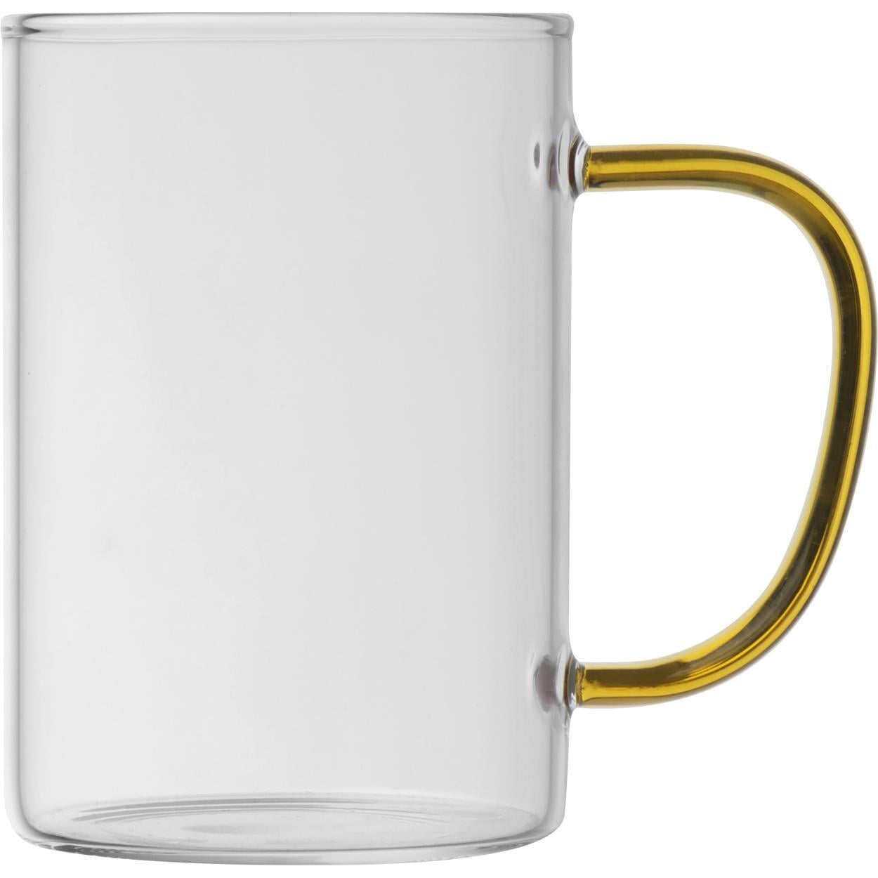 Theeglas met gekleurd oortje 12432