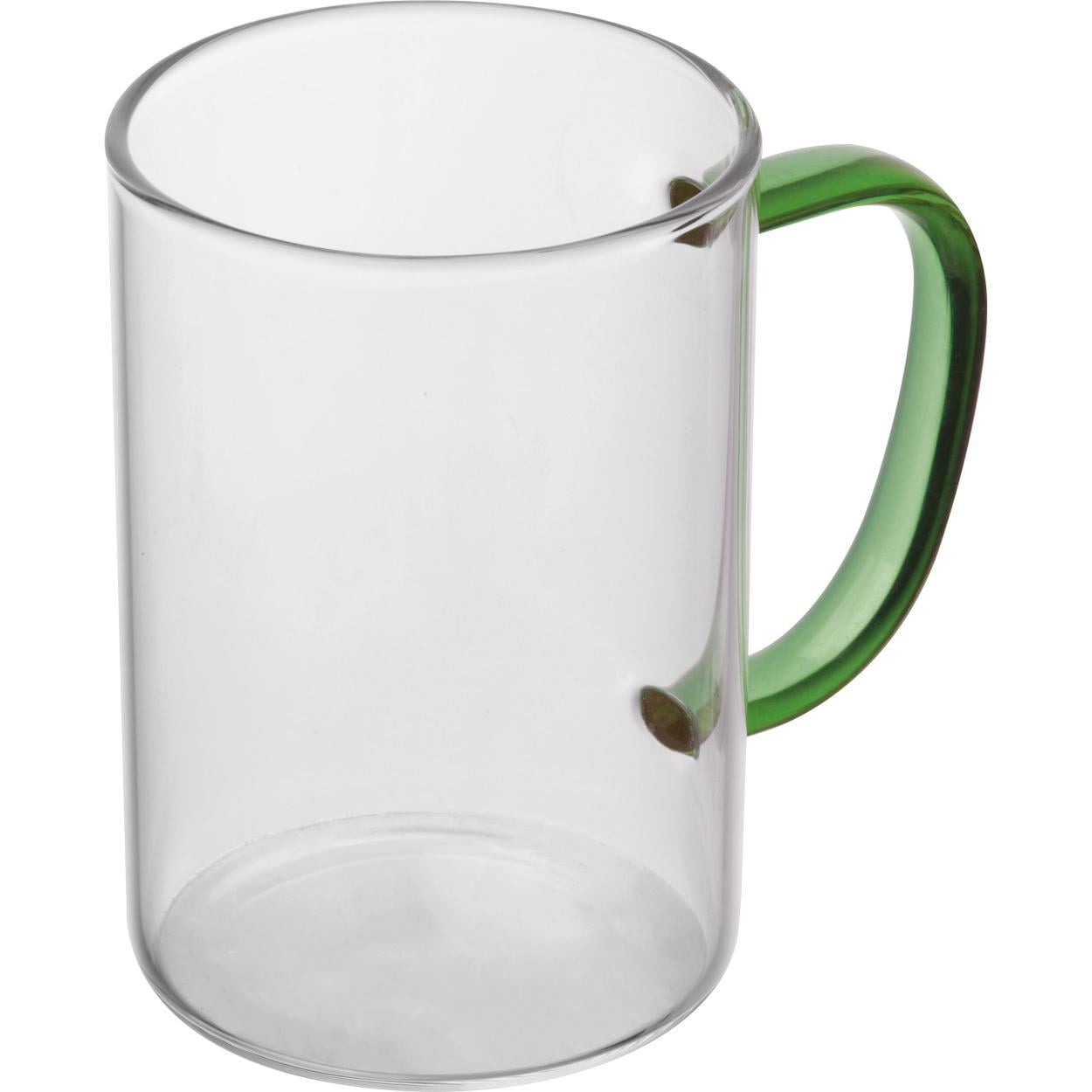 Theeglas met gekleurd oortje sample