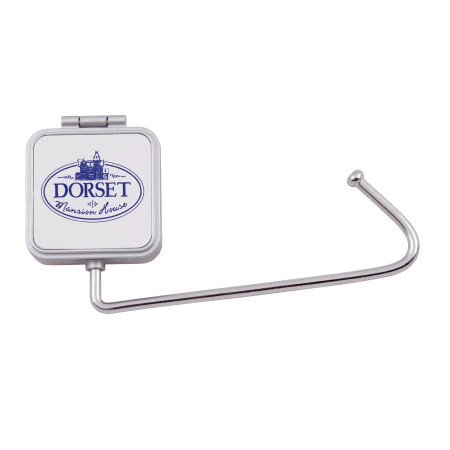 Tassenhanger met spiegel zilver 2 kleuren 12366
