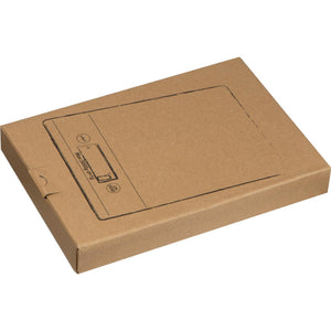 Keukenweegschaal van bamboe met zwart display 6359