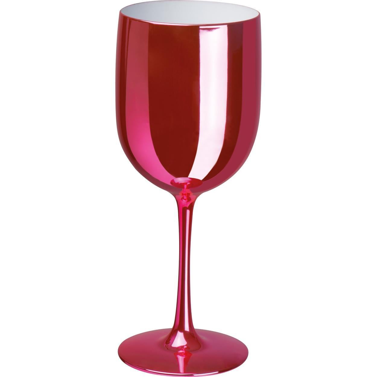 Hoogglans champagneglas van kunststof bedrukken