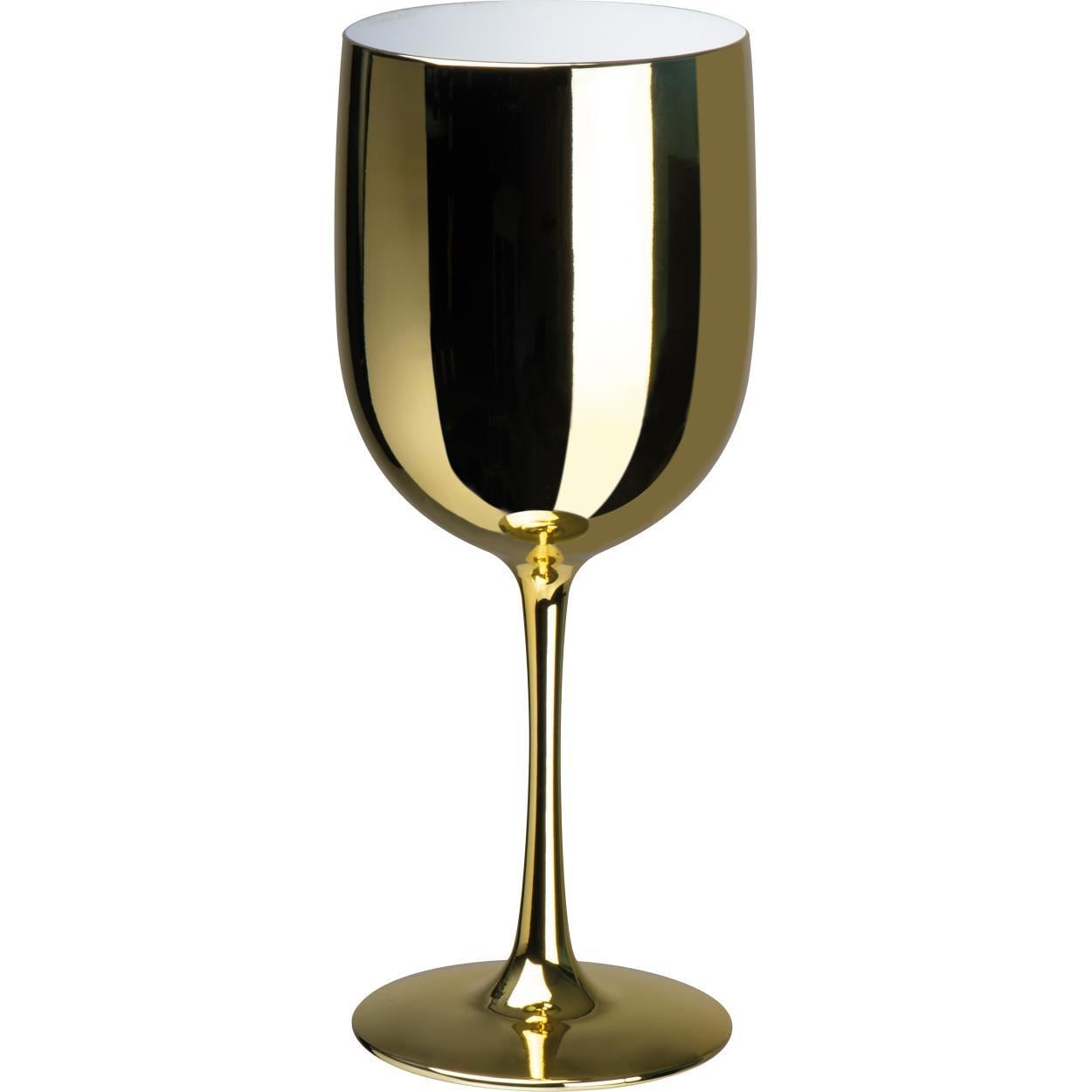 Hoogglans champagneglas van kunststof 5195