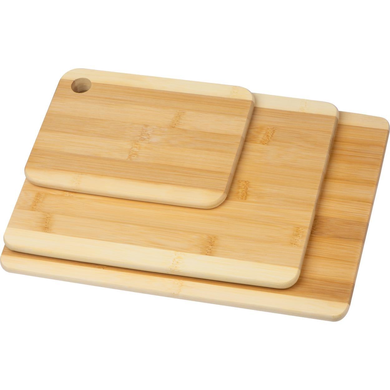 Set van 3 bamboe snijplankjes sample