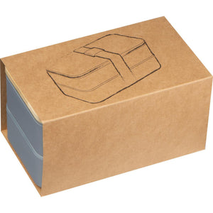 Dubbel-laags lunchbox van PP en bamboe 3253