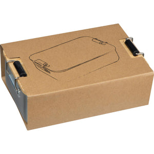 Lunchbox van aluminium 1 liter inhoud 7316