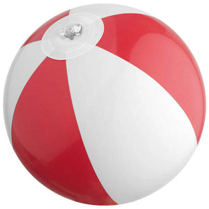 Kleine strandbal Acapulco rood 1 kleur zd 6510