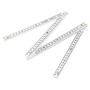 Duimstok 2 meter wit 2 kleuren 3479