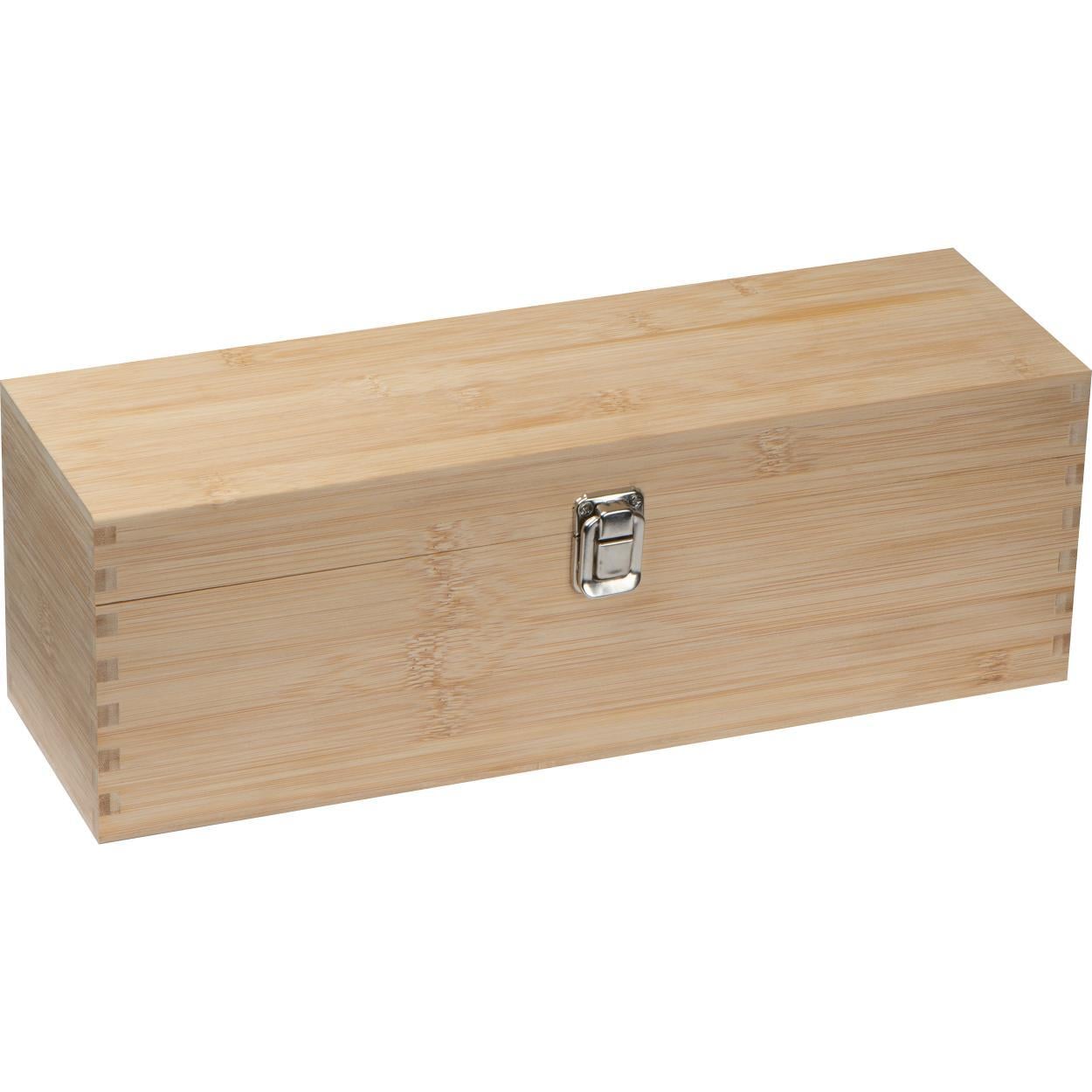 Wijnbox van hout sample