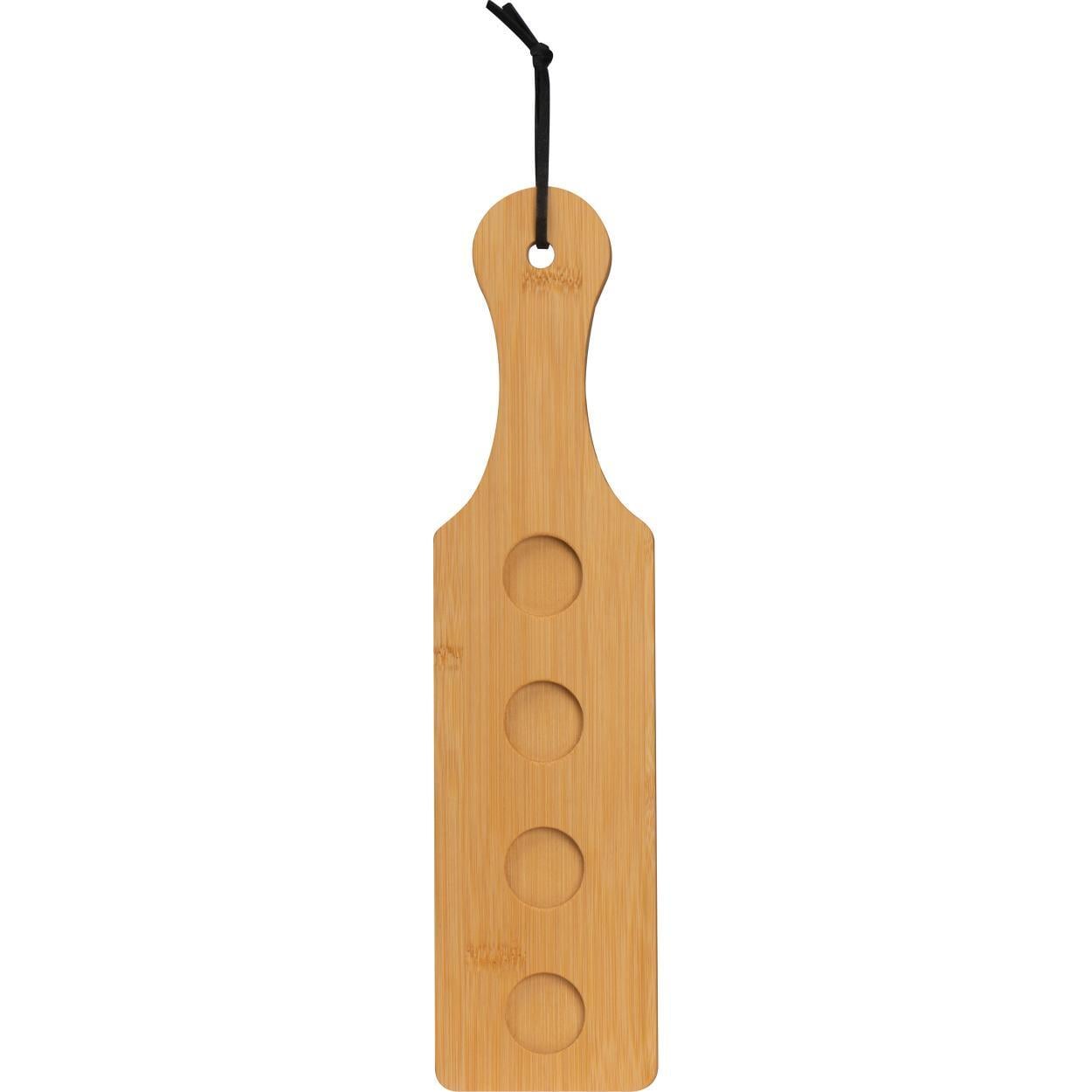 Schnapps setje bestaande uit 4 glazen en een plankje 10807