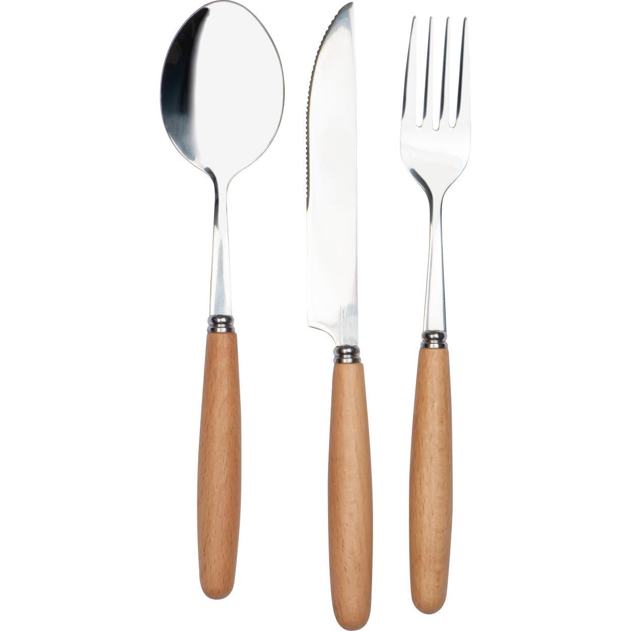 Bestekset in katoenen hoesje sample