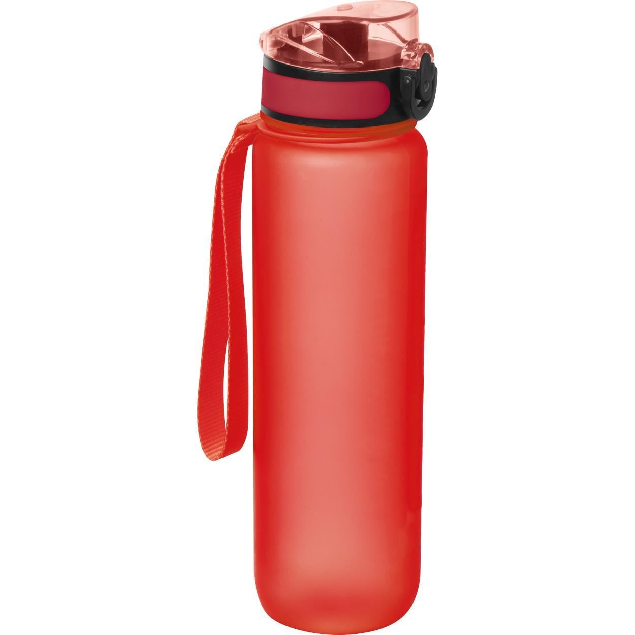 Sport drinkfles van kunststof wit 1 kleur 11778