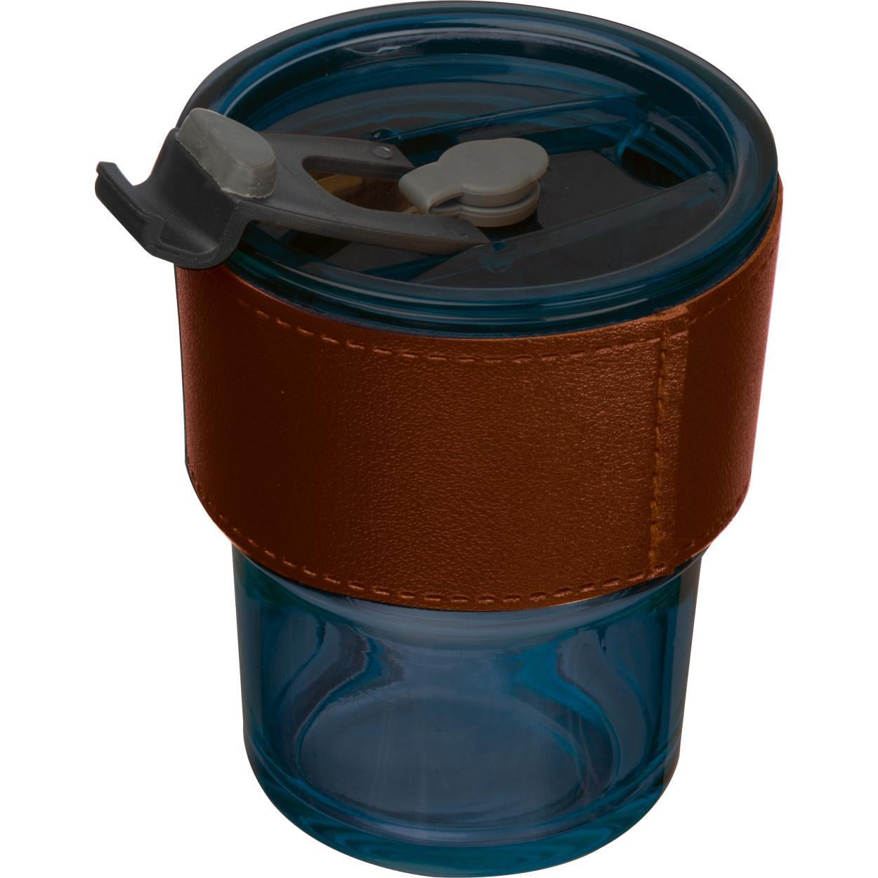 Gekleurd drinkglas met rietje 4275